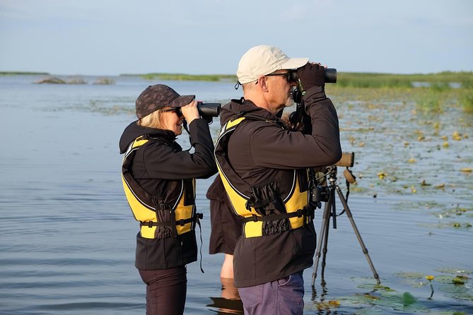 BIRDWATCH - Premium guided canoe tour at Cape Vente, Nemunas Delta Regional Park - Stop time and the coffee break: energy for long bird scans