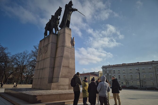 Cathedral Crypts and Medieval History Tour - Getting oriented at Gediminas and Vilnius Cathedral Square