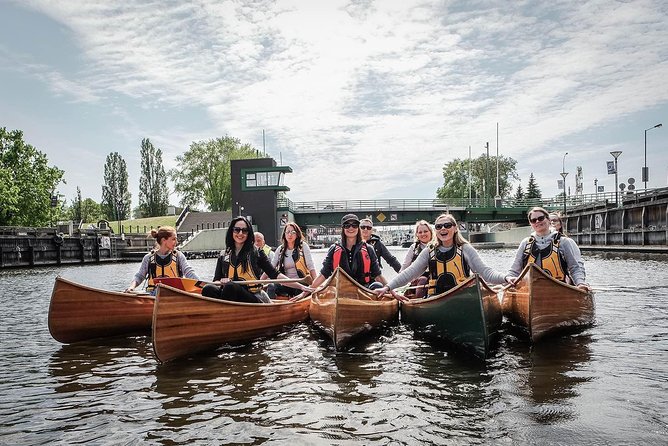Cedar canoe tour in Klaipeda - ideal for Cruise Ship travelers. - Jono Kalnelis fortifications stop, from bastions to the moats you can spot