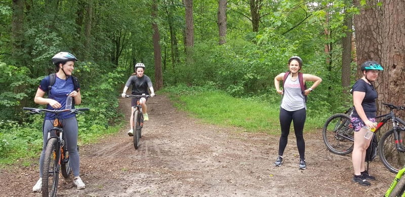 Explore Pavilniai Regional Park on a Mountain Bike - Belmontas finish: closing with architecture and bike lanes