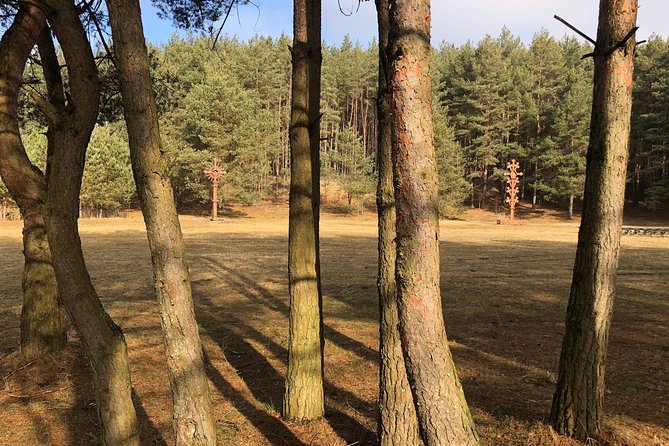 Full-Day The Hill of Crosses Tour from Vilnius - Great Battle District Partisans Park: crosses with names, dates, and anchors in history