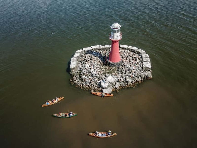 Guided Canoe Tour of the Curonian Spit Lithuania - Pervalka Lighthouse: The Cape of Horses Photo Moment