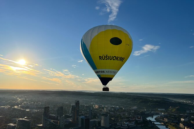 Hot air balloon flight over Vilnius or Trakai in Lithuania - After landing: bubbly, a certificate, and a smooth transfer back