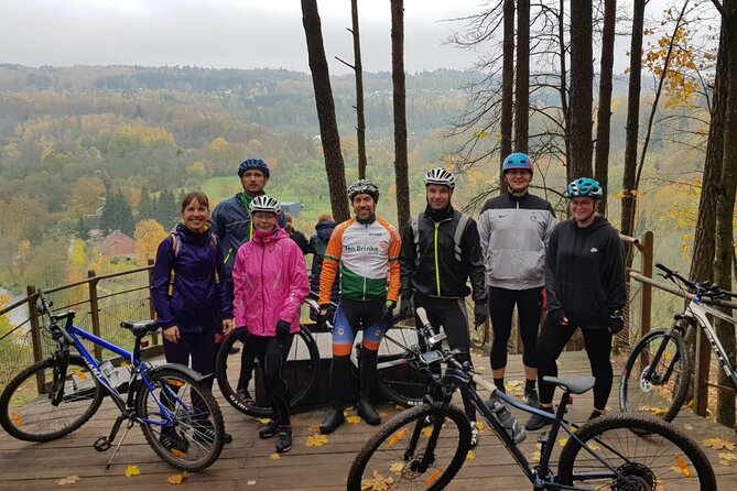 Mountain Bike Tour to Pavilniai Regional Park - PuckoriU Atodanga viewpoint, where the river’s curves do the talking