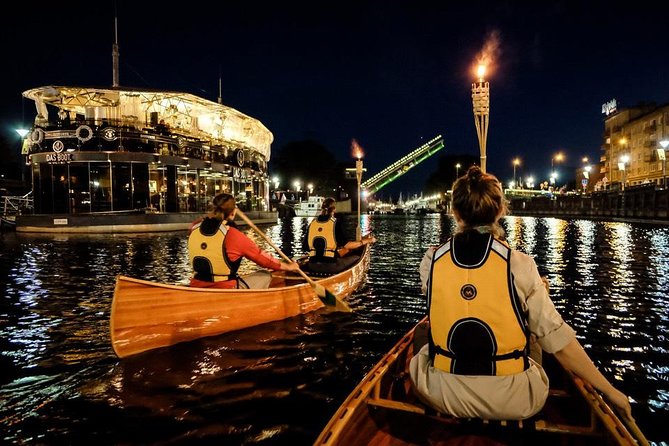 Night Canoe City Tour in Klaipeda - Small group comfort and first-time confidence with guides like Janis and Mariuzs