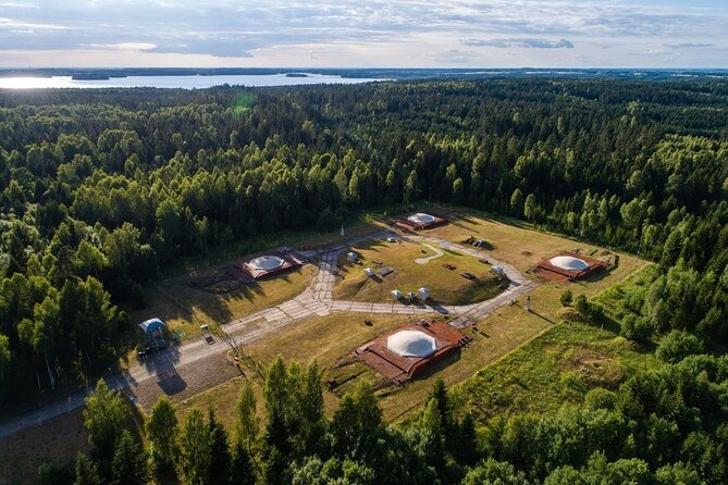 Private Half-Day Tour to Soviet Nudear Missle Base with Pickup - Siberija observation tower: the lake that changes with every island