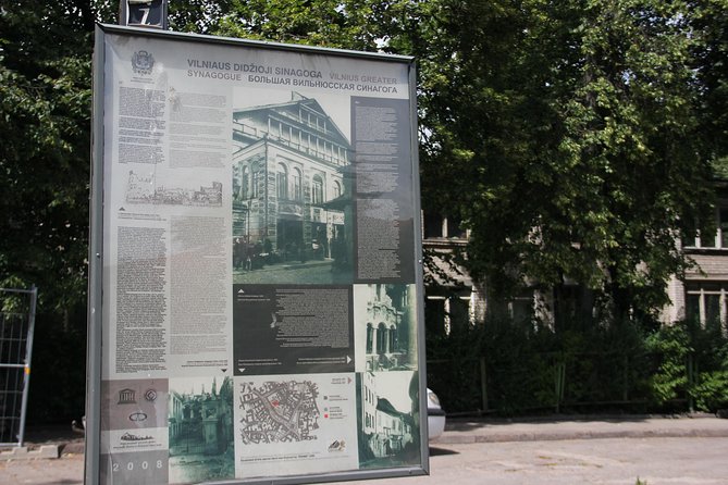 Regular walking tour of Jewish Vilnius - Vilna Gaon Monument, then heading toward the ghettos