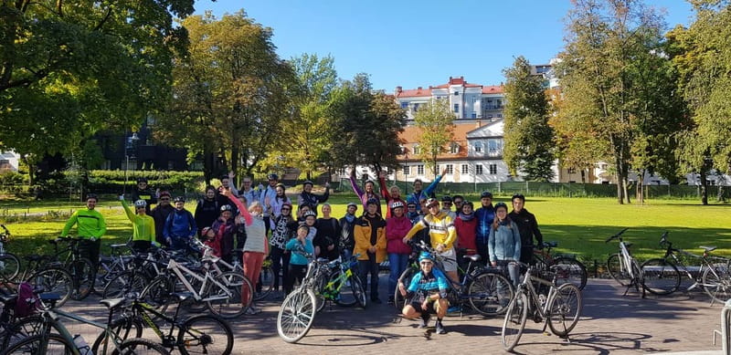 Vilnius: City Bike Tour of Vilnius Highlights - Uzupis: a short stop that helps the city feel human