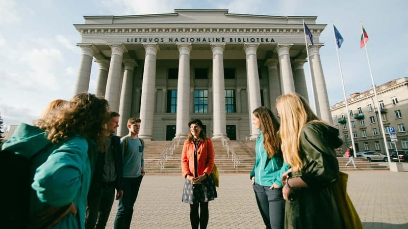 Vilnius: Regular Walking Tour of Soviet Vilnius - The Palace of Concerts and Sports: brutalism with basketball courts and propaganda-era scale