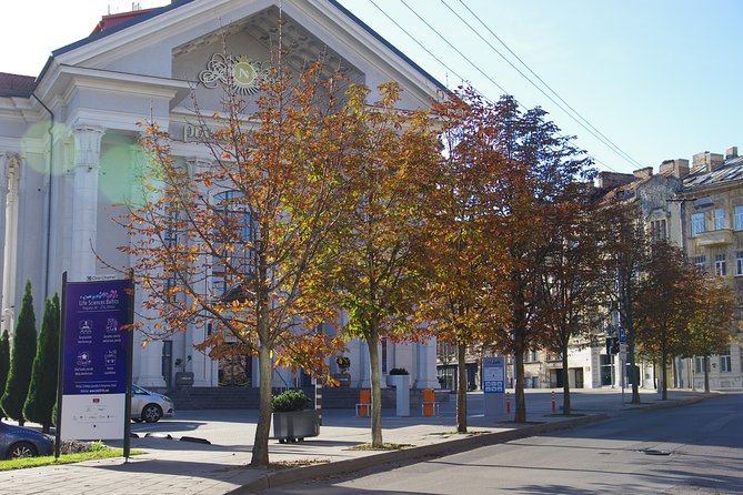 Vilnius: Soviet Vilnius Bike Tour - Stop 0 by the Old Jewish Cemetery: abandoned Soviet space plus new hotel blocks