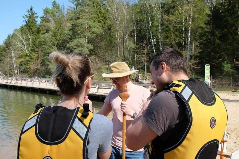 Žemaitija National Park: Full-Day Canoe Tour with Picnic - Canoeing Lake Plateliai in a Cedar Strip Canoe